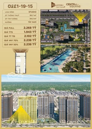 bán căn hộ studio tuyệt vời tại toà trinity, vinhomes ocean park. giá cực tốt!