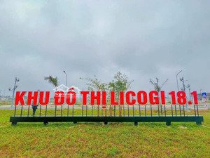 bán lô đất trục đường chính 24m khu đô thị licogi 18.1. vị trí mảnh đất tuyệt đẹp. 