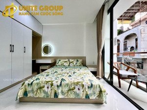 cho thuê phòng có nội thất ban công lớn ngay nút giao nguyễn tri phương, gần huflit, ueh, vạn hạnh