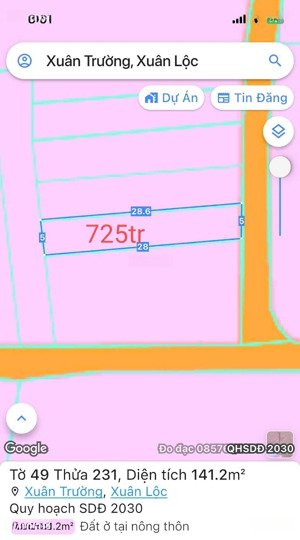 em có vài lô đất giá tốt thuộc xã xuân trường - xuân lộc - đồng nai cần bán gấp