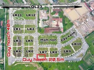 bán lô 90m đất tái định cư bộ công an cổ dương tiên dương đông anh