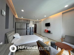 cho thuê chung cư có bancol thoáng (35m2) đầy đủ nội thất cao cấp gần nowzone, chợ an đông, khtn q5