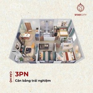 bán căn hộ 3pn - the kyoto giá tốt tại vinhomes star city, 3,3 tỷ, 77 m2, thanh hóa