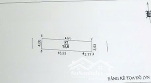 cần bán mảnh đất 76m tiềm năng gần chợ , trường 2 mặt tiền trước sau