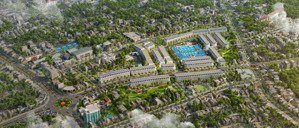 cần tiền bán gấp 2 lô đất nền liền kề kđt chợ phú khương - tp. bến tre. (100 m2, sổ hồng đầy đủ)