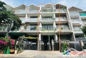 cho thuê nhà mới kdc him lam có thang máy - trệt, 3 lầu - giá chỉ 55tr/th