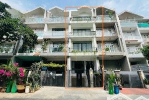 cho thuê nhà mới kdc him lam có thang máy - trệt, 3 lầu - giá chỉ 55tr/th