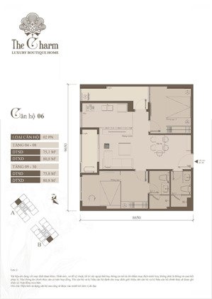 cần bán lại căn 75m2 căn 06 tòa a view công viên thiên văn học dự án the charm an hưng giá tốt
