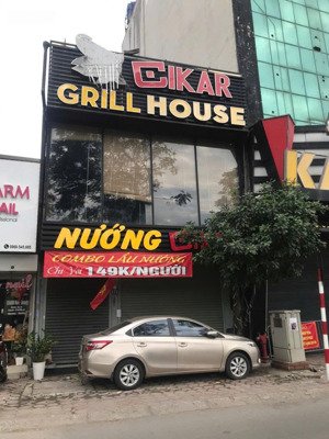 cho thuê nhà mặt phố khúc thừa dụ dt 200m x2 tầng, mặt tiền 8m giá 110tr, nhận diện thương hiệu tốt