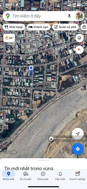 chính chủ bán góc 2 mặt tiền 180m2 đoàn khuê với nước mặn 3, nam việt á