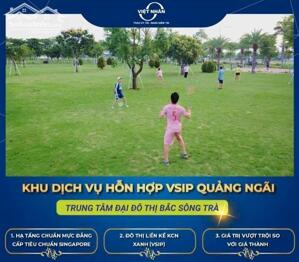 Lô Góc Đẹp Tại Khu Dịch Vụ Hỗn Hợp VSIP Quảng Ngãi – Nơi Sống Chậm Giữa Lòng Phố Thị