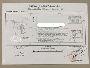 bán đất thổ cư, sổ đỏ riêng hẻm 105 lê lợi, vũng tàu