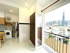 cho thuê chdv tại trần não - full nội thất, cửa sổ lớn đón nhiều ánh sáng