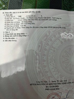 bán đất thổ cư đường xe hơi xã phước lâm, cần giuộc, long an, 900 triệu, 7x23(161m) shr khu dân cư