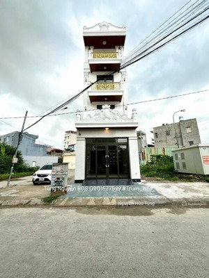 nhà xây mới 4 tầng thang máy 86m2 khu phân lô lê hồng phong đường nhựa, vỉa hè 3m ô tô để cửa