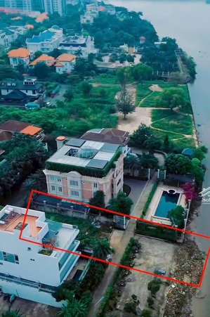 bán lô đất 600m2 mặt tiền sông nguyễn văn hưởng, khu compound eden. giá 100 tỷ tl