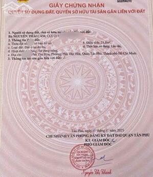 24m2 Hẻm thông ra Lê Thúc Hoạch, Phú Thọ Hoà2ty59