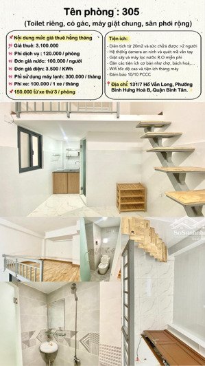 cho thuê phòng trọ 3,1 triệu, 20m2 tại hồ văn long, bình tân, hcm giá tốt