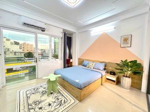 studio decor sẵn như ảnh, full nội thất, tách bếp, ban công rộng thoáng tại lê văn thọ, gò vấp