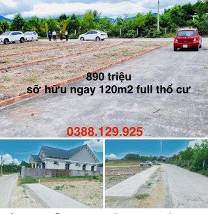 bán đất gần chợ tuý loan giá 890 triệu