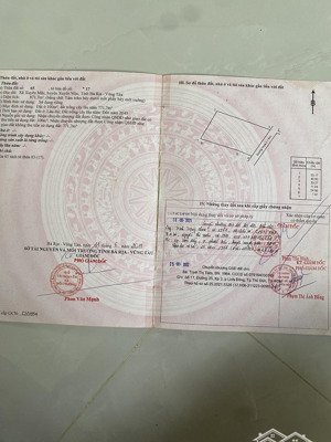 bán đất mặt tiền đường 23.5mx30m, xuyên mộc, bà rịa vũng tàu