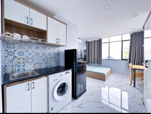 căn hộ studio, máy giặt riêng, cửa sổ đón nắng, gió mát, đinh bộ lĩnh, quận bình thạnh