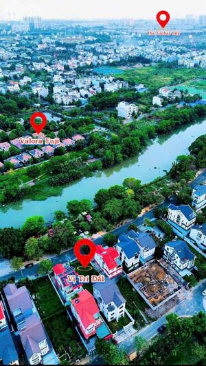 Đất biệt thự mặt tiền view sông hướng ĐN khu khang điền - Gia Hoà