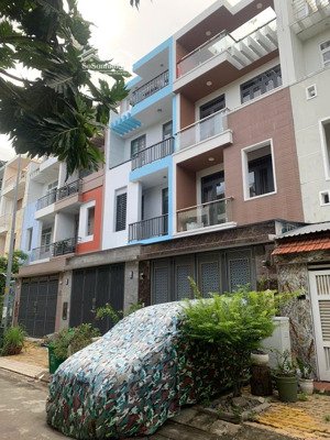 nhà bán 4 tầng mới đẹp- 5 x 20m 100m2- 4 pn, 3 wc-mt đường 12m kdc 6b intresco, bình hưng, bc. shgc