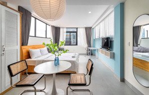 hệ thống căn hộ 1pn+ ban công cửa sổ thoáng gần cầu lê văn sỹ .