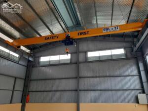 Cho thuê xưởng 1000m2 có cẩu trục 3 tấn, mặt tiền Bắc Sơn Long Thành, Giá thuê 50tr/tháng.