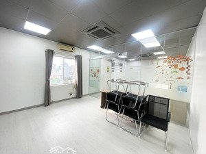 chính chủ cho thuê vp 50m2 phố thái hà,q. đống đa, có rèm, sàn gỗ, bàn ghế, chia 2 phòng, view kính