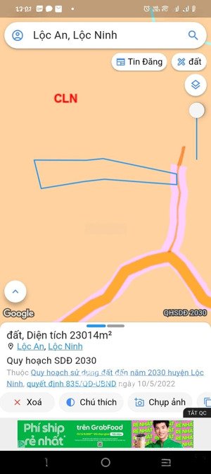 bán đất tại lộc an, lộc ninh, bình phước, 3,2 tỷ, 23000 m2, giá ưu đãi hot