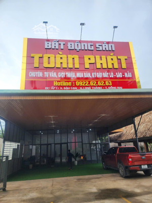 bán gấp lô đất 2 mặt tiền 20x65m có 2 nhà và văn phòng bđs bàu cạn, long thành, đồng nai