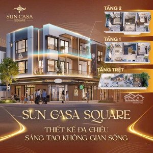 chính thức nhận booking dự án suncasa square tại tân uyên bình dương, chủ đầu tư vsip