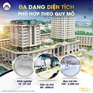 cho thuê văn phòng view đẹp, diện tích đa dạng tại đường hùng vương, đà nẵng, chỉ từ 200 nghìn/m2