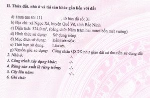 ngân hàng phát mãi lô đất siêu đẹp tại quế võ - bắc ninh