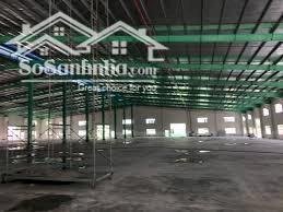 Cho thuê 3.491m2 kho xưởng trong KCN Bến Cát Gía 3.5 USD/m2