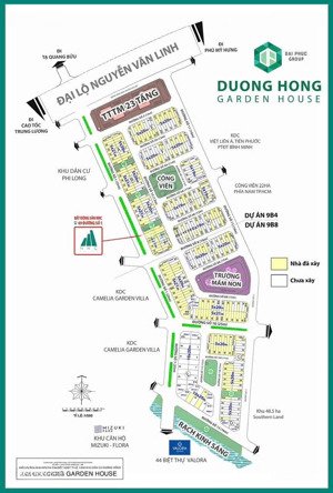 bán gấp lô đất kdc dương hồng mặt tiền nguyễn văn linh, bình chánh. 5x20m (100m2) giá 7tỷ