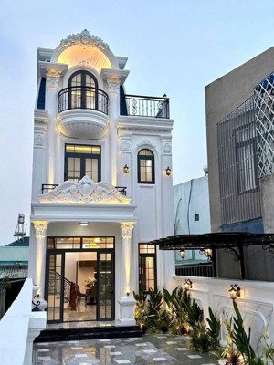 em siêu phẩm 1trệt 2lầu sân thượng, phường phú mỹ tp tdm bd - dt 6 x 38m 4pn, 3wc - giá 5 tỷ 5