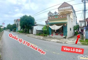 cần bán ngay lô đất sát mặt ql37b hoà mạc