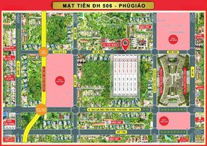 duy nhất 3 lô đất nền phú giáo bd ,giá mềm sổ sẵn đường đẹp, 262m2 1ty050, lh 