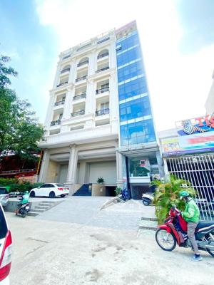 tòa nhà chdv mt lạc long quân, tân bình, 8.2x22m, hầm + 6 tầng - hđt: 130 triệu, giá 55.5 tỷ
