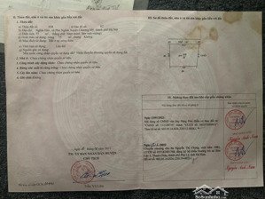 chính chủ mình cần tiền đáo hạn ngân hàng nên cần bán gấp mảnh đất gần chợ, ql6. dt 55m2 giá 2,35tỷ