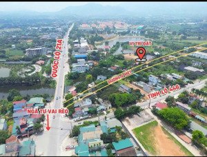 bán đất tại ngã tư vai réo, 4,482 tỷ, 108m2, hướng bắc, mặt tiền 7m