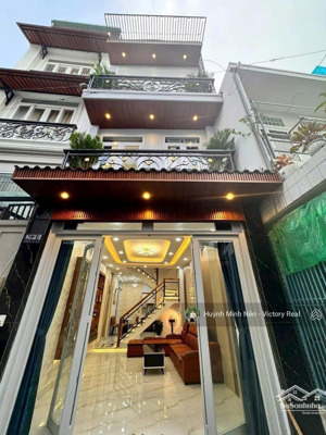 bán nhà đường nguyễn bặc - phạm văn hai (3.6x12m) trệt 2 lầu sân thượng nhà đẹp chỉ 7.5 tỷ tl