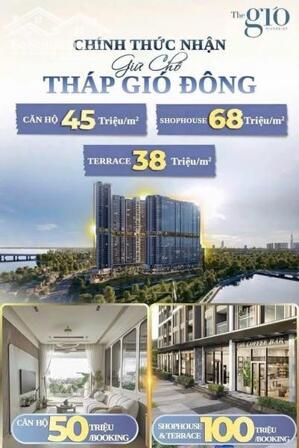 CĂN HỘ THÁP GIÓ ĐÔNG VIEW TRỰC DIỆN SÔNG-THANH TOÁN CHỈ 21% NHẬN NHÀ, TRẢ GÓP SIÊU NHẸ 1%
