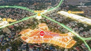 bán lô đất siêu vip 2 mặt tiền dự án downtown lương sơn đã có sổ đỏ