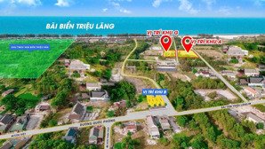 dự án phân lô (10 lô) tại triệu lăng - triệu phong gần bãi tắm triệu lăng