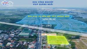 LÔ ĐẤT ĐẸP – KHU DỊCH VỤ HỖN HỢP VSIP QUẢNG NGÃI 1 tỷ250