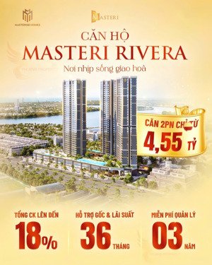 mở bán tòa a căn hộ masteri rivera, booking vị trí ấn định,chiết khấu cao liên hệ 